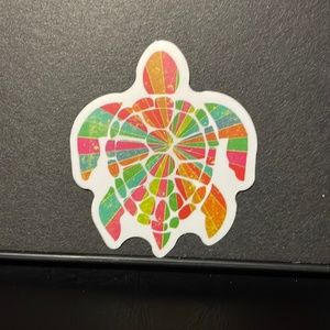 COLORFUL SEA TURTLE STICKER